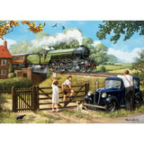 Kidicraft 1000 piece puzzle nostalgic train scene, imported from the UK