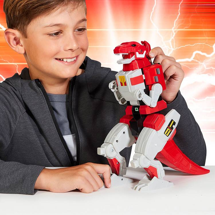 Mighty Morphin Power Rangers Tyrannosaurus Dinozord figure, imported from the UK