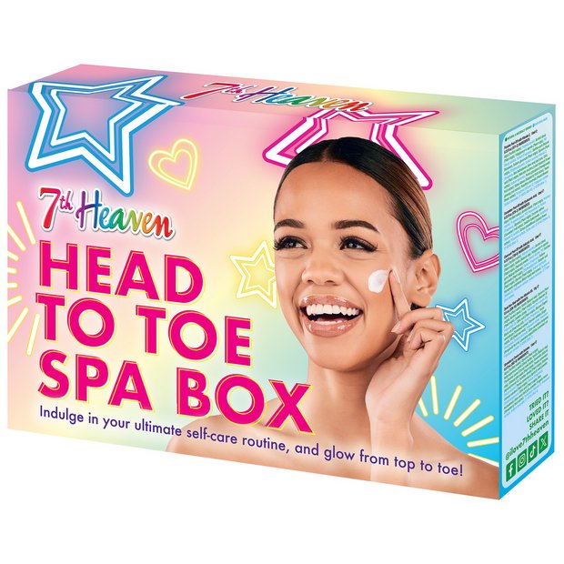 7th Heaven Head To Toe Spa Set 12 treatments (British brand)