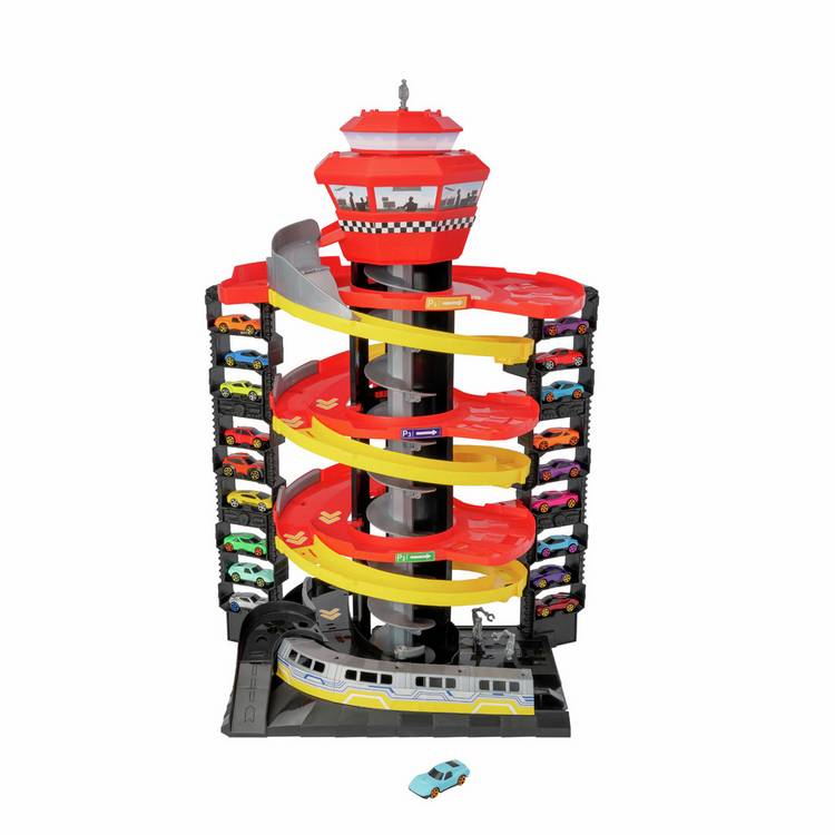 Teamsterz Sky High Garage with die-cast car - British product