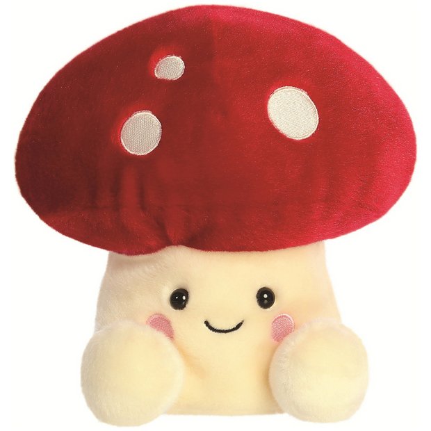 Aurora soft toy Amanita mushroom 8 inch, imported from the UK