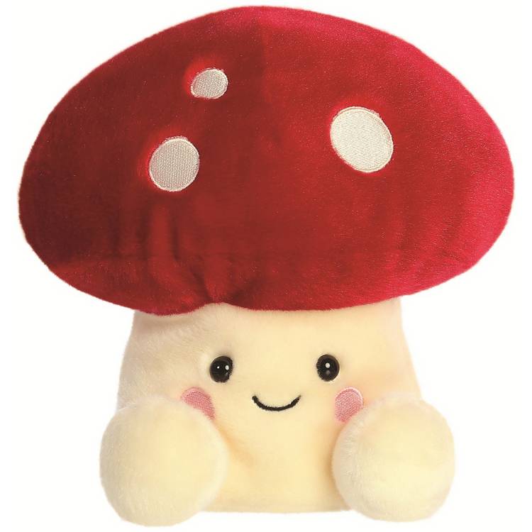 Aurora soft toy Amanita mushroom 8 inch, imported from the UK