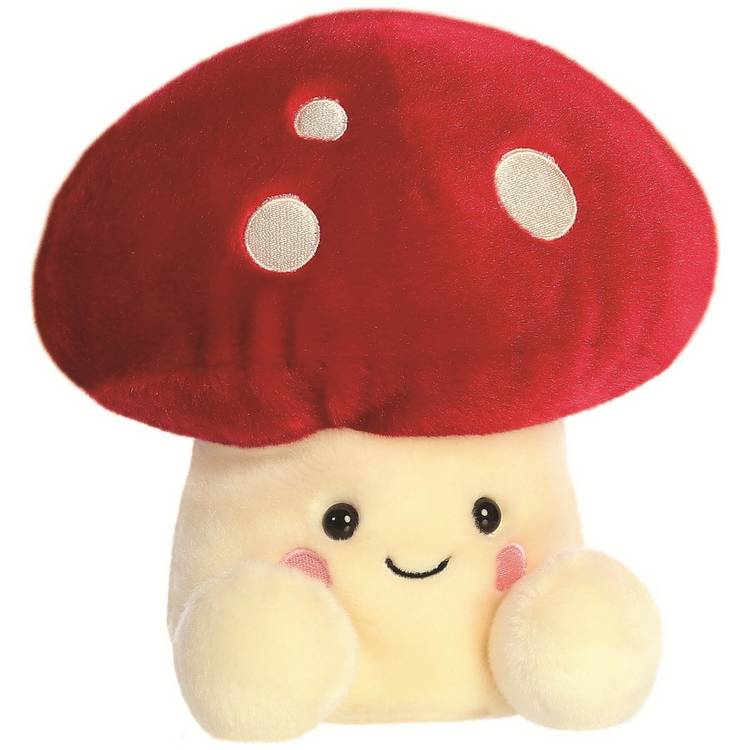 Aurora soft toy Amanita mushroom 8 inch, imported from the UK