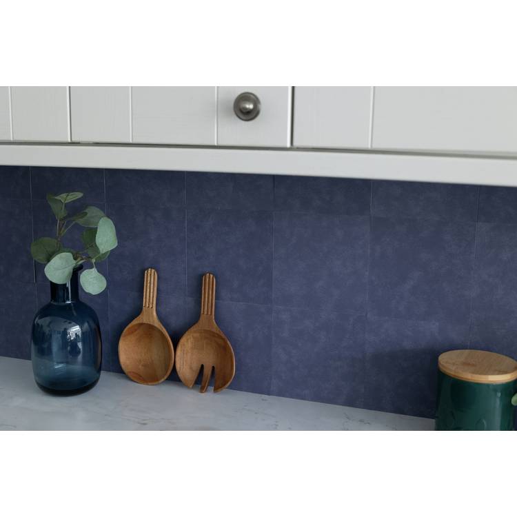 D-C-Fix blue peel and stick wall tiles 15cm 3pk, UK version