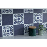 D-C-Fix blue peel and stick wall tiles 15cm 3pk, UK version