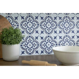 D-C-Fix Jamila Blue peel and stick wall tiles 15cm - British product