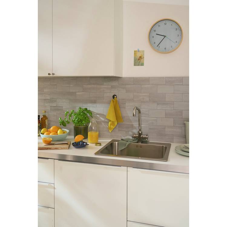 D-C-Fix concrete peel and stick wall tiles 30.5x30.5cm 5 pack, UK version