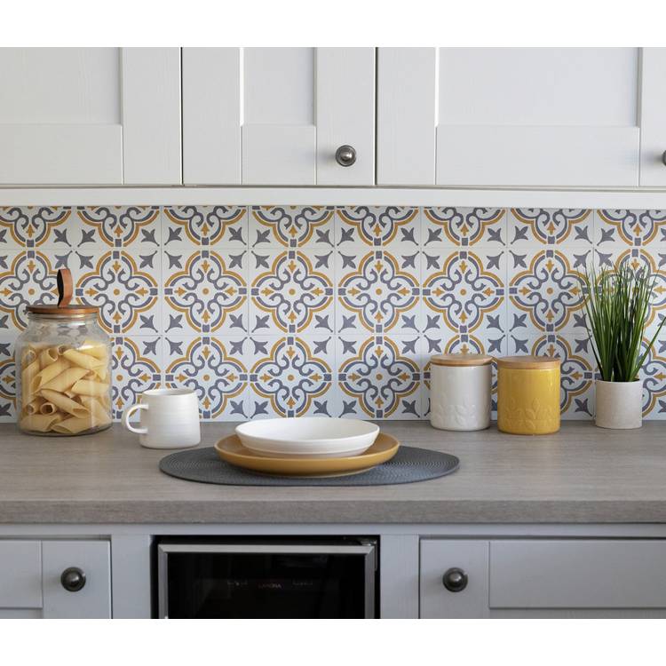 D-C-Fix Jamila Gold wall tiles 15cm x 15cm 3pk - British product