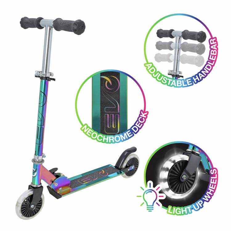 Evo Neochrome 2 Wheel Scooter Black and Blue - British product