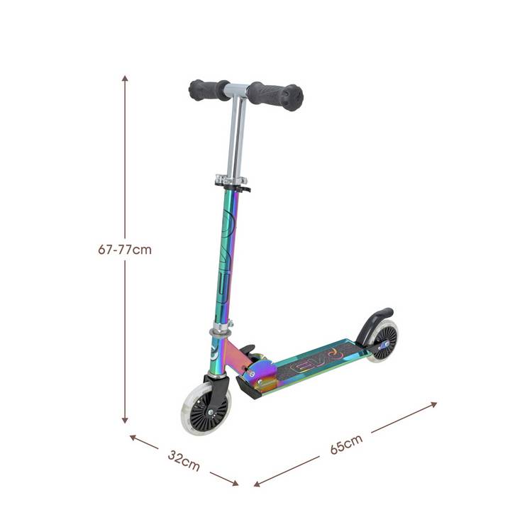Evo Neochrome 2 Wheel Scooter Black and Blue - British product