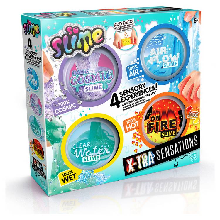 So Slime X-tra Sensations slime set - British product