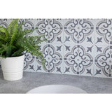 D-C-Fix Jamila Grey Peel & Stick Wall Tiles 15cm x 15cm 3 Pack - British product