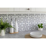 D-C-Fix Jamila Grey Peel & Stick Wall Tiles 15cm x 15cm 3 Pack - British product