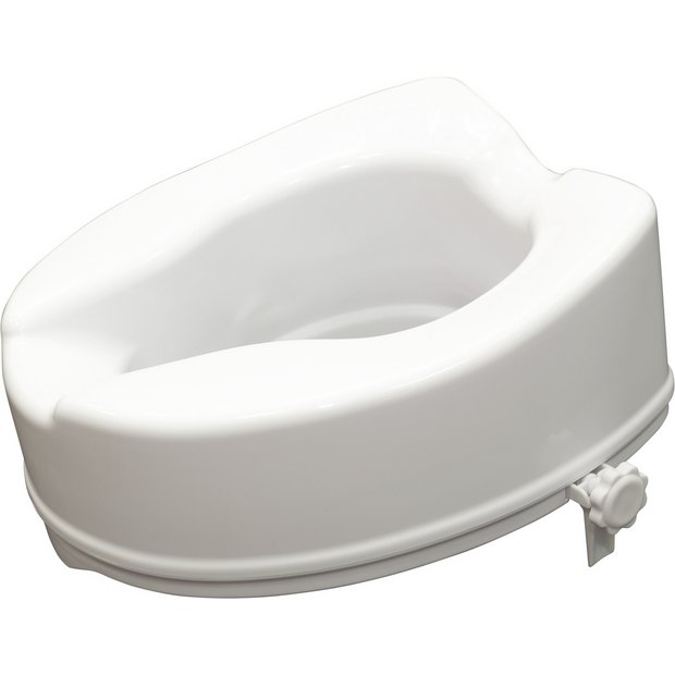 Aidapt raised toilet seat no lid - British brand
