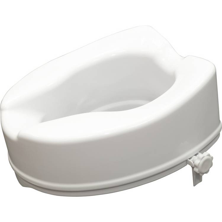 Aidapt raised toilet seat no lid - British brand