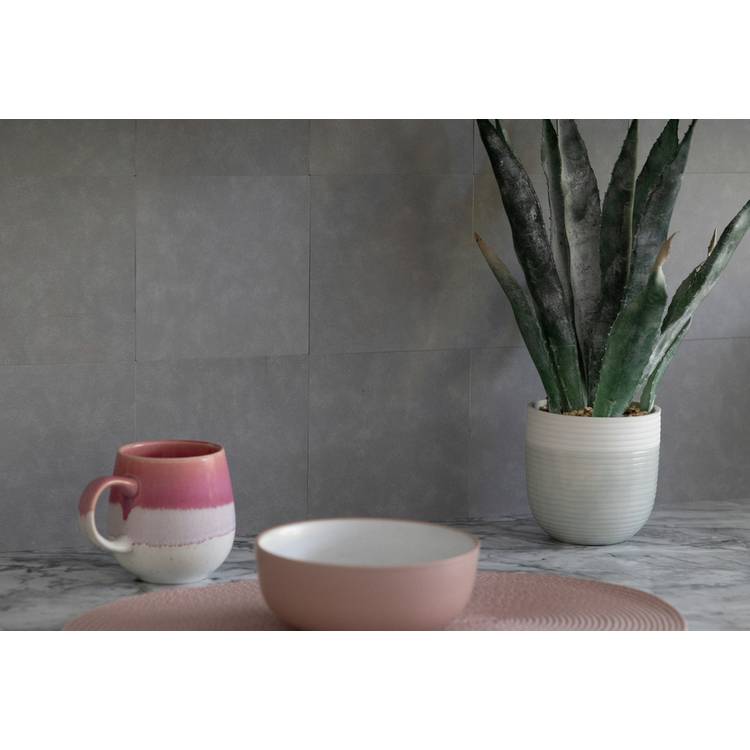 D-C-Fix light grey peel and stick wall tiles 15cm x 15cm 3pk (British brand)