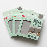 D-C-Fix light grey peel and stick wall tiles 15cm x 15cm 3pk (British brand)