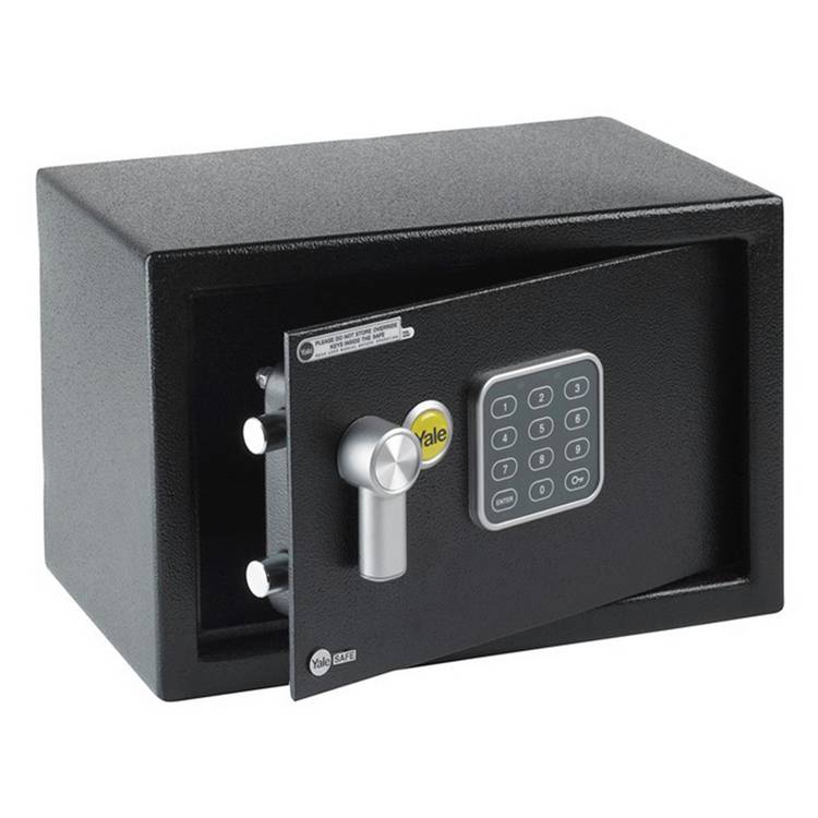 Yale small digital safe 31cm steel black - British product
