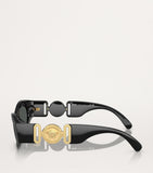 Versace acetate oval sunglasses, UK version