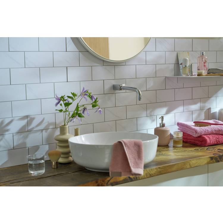 D-C-Fix marble effect peel & stick tiles 5 pack 30.5x30.5cm, UK version