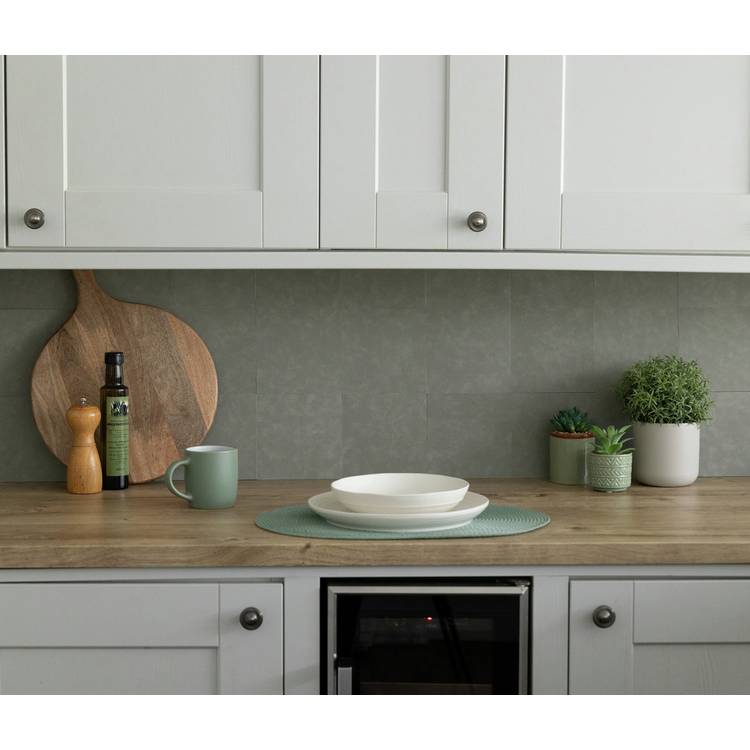 D-C-Fix Olive self-adhesive wall tiles 15cm 3-pack, UK version