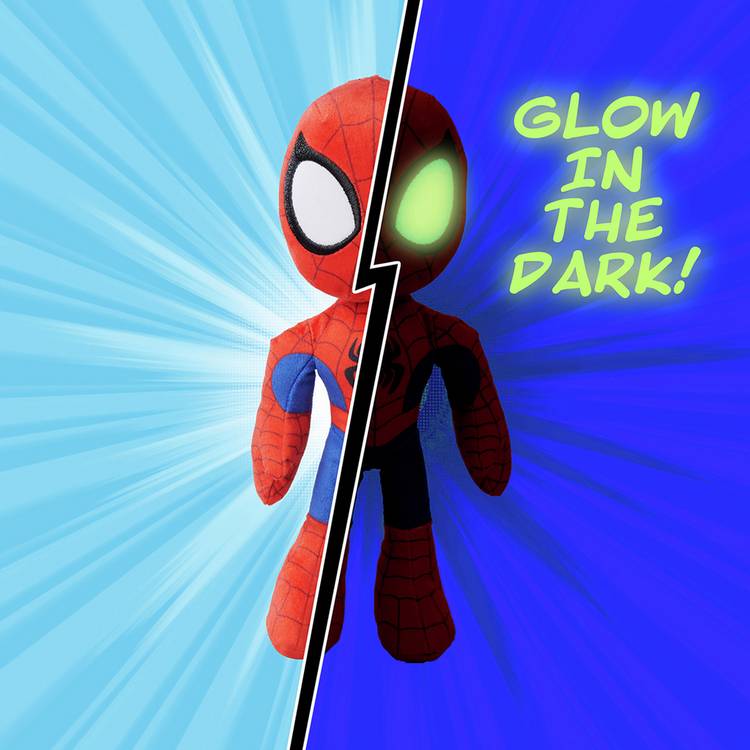 Spidey soft toy plush with glow eyes - British product
