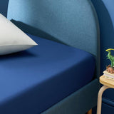 Habitat twin pack fitted sheets for toddler blue and aqua dots (British brand)