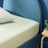 Habitat twin pack fitted sheets for toddler blue and aqua dots (British brand)