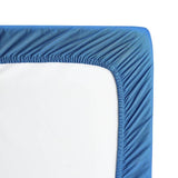 Habitat twin pack fitted sheets for toddler blue and aqua dots (British brand)