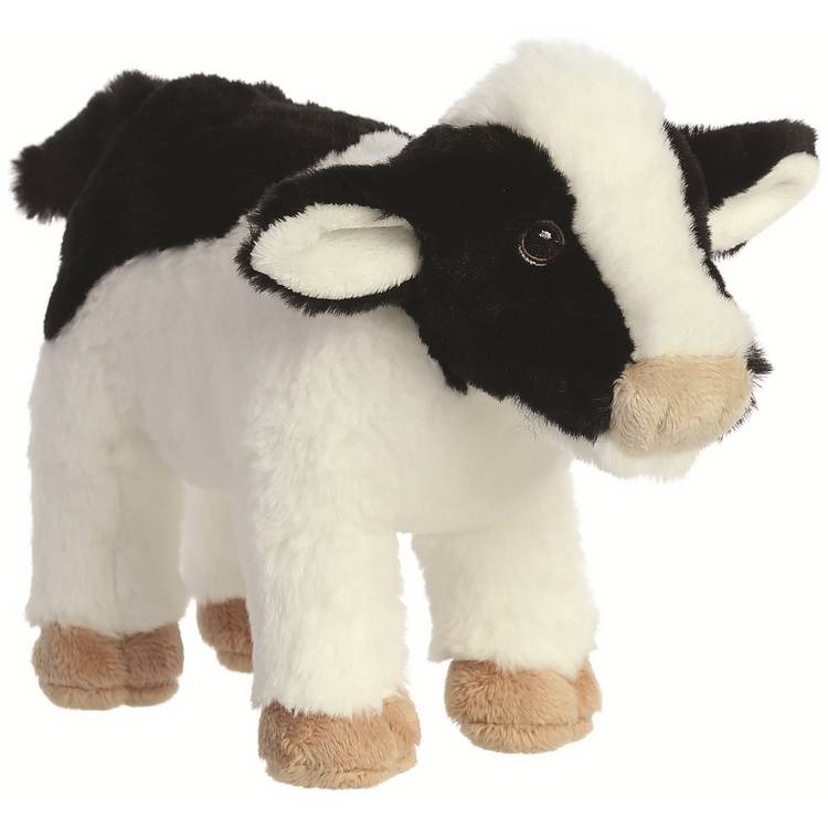 Aurora Eco Nation cow soft toy 10 inch, imported from the UK