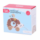 Chad Valley wooden pull along hedgehog - British product
