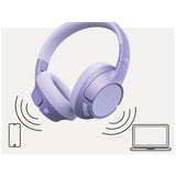 Fresh 'n Rebel Clam Fuse over-ear ANC headphones Lilac, UK version