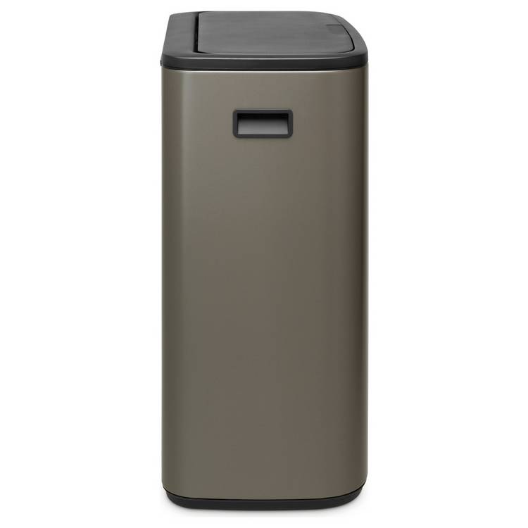 Brabantia Bo 60L touch bin dark grey (British brand)