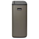 Brabantia Bo 60L touch bin dark grey (British brand)