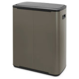 Brabantia Bo 60L touch bin dark grey (British brand)