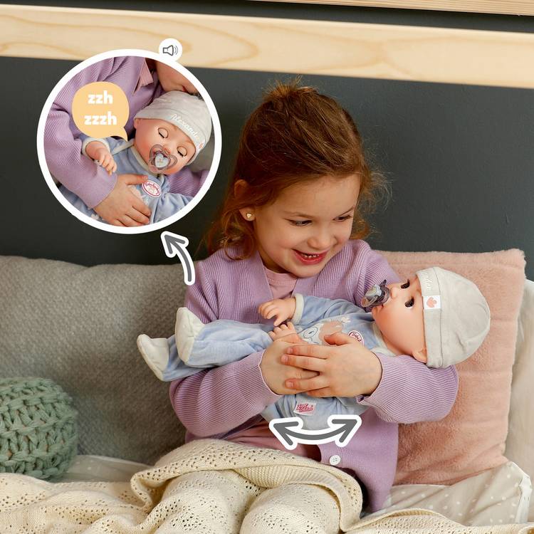 Baby Annabell Active Alexander interactive baby doll 36cm, imported from the UK