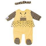 Tiny Treasures doll outfit Buzzy Bee 44cm, imported from the UK