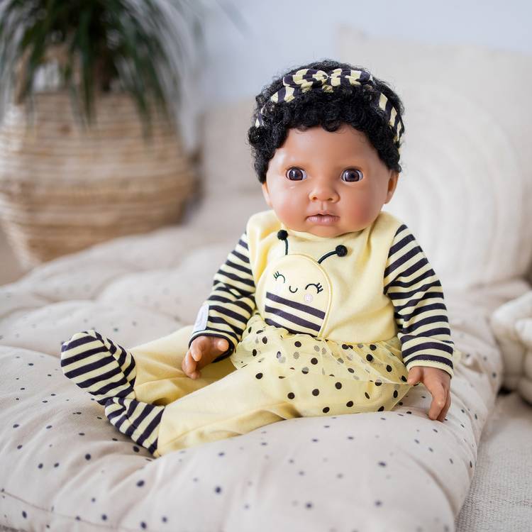 Tiny Treasures doll outfit Buzzy Bee 44cm, imported from the UK