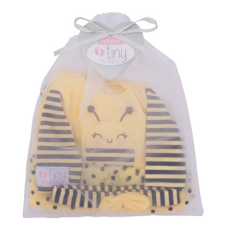 Tiny Treasures doll outfit Buzzy Bee 44cm, imported from the UK