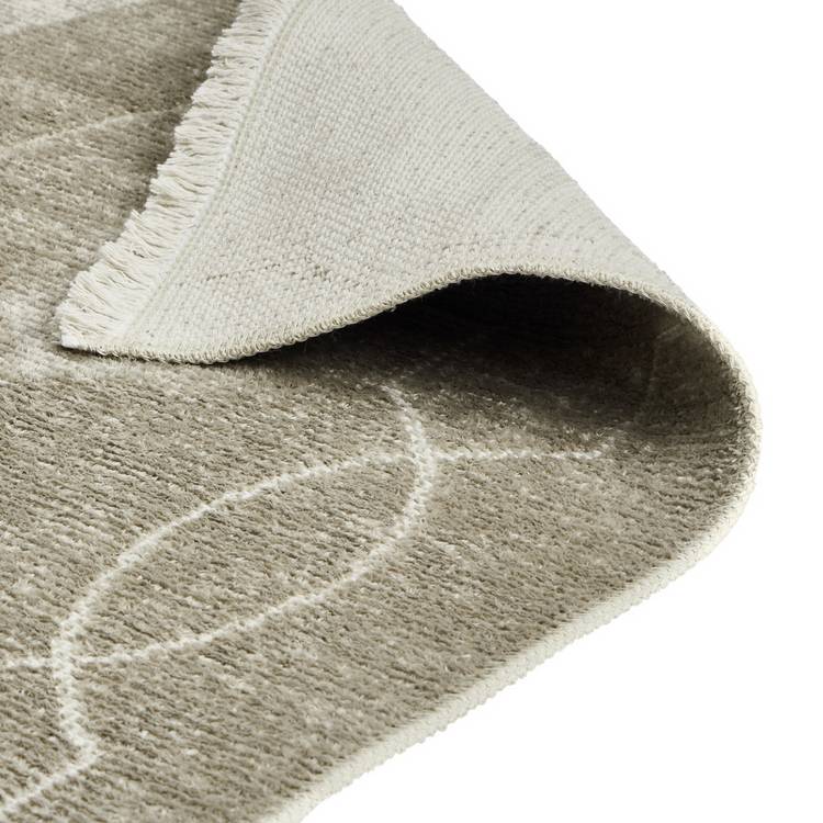 Habitat chenille runner neutral flatweave 66x200cm, UK version