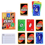 UNO Zero card game for family nights and travel (British brand)