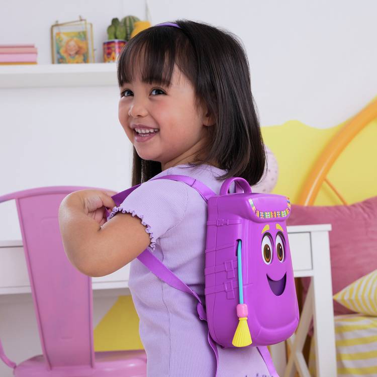 Dora My Adventure toy backpack with map and compass (British brand)