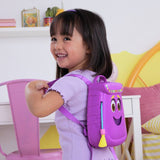 Dora My Adventure toy backpack with map and compass (British brand)