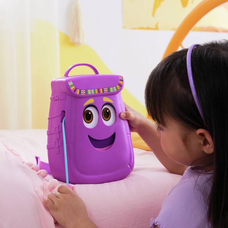 Dora My Adventure toy backpack with map and compass (British brand)