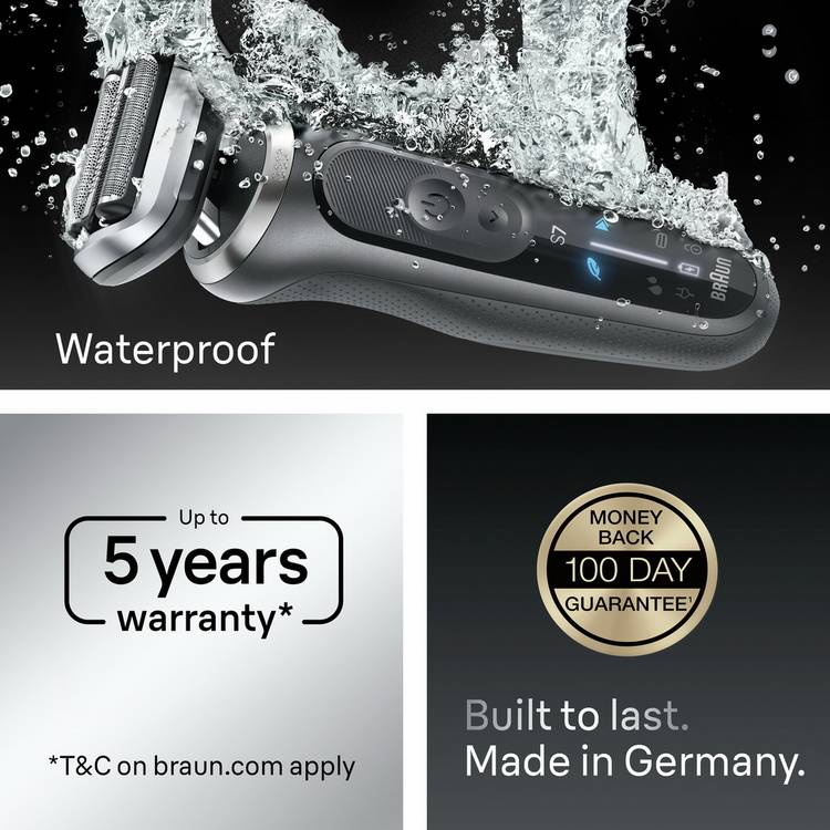 Braun Series 7 electric shaver, imported from the UK