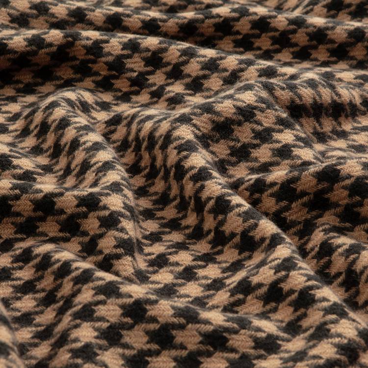 Habitat houndstooth throw brown 125x150cm - British product