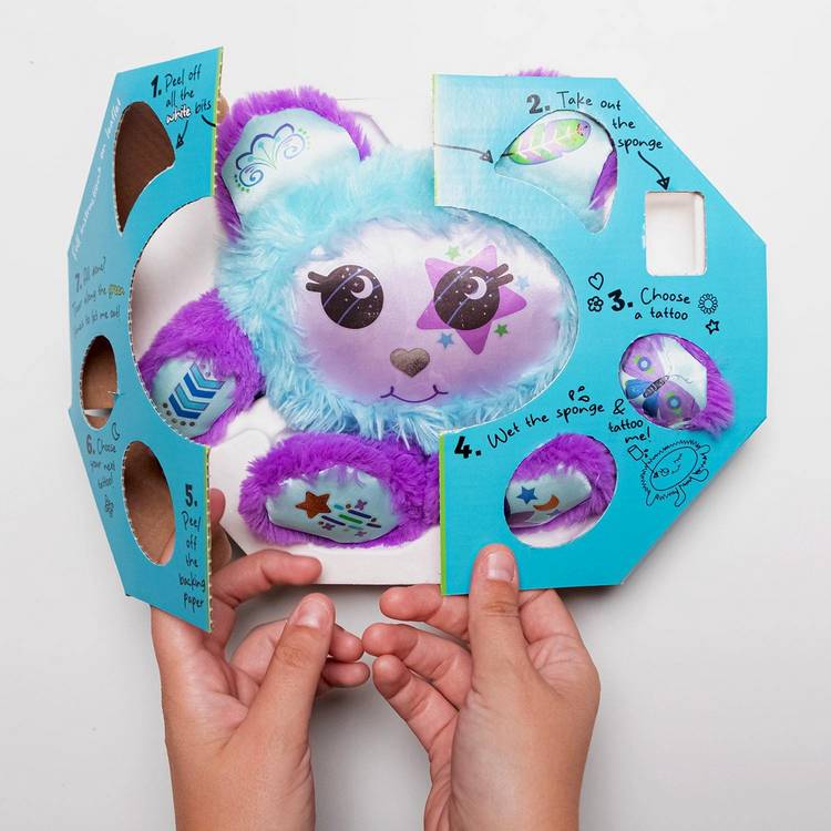 Tattoo Meez Blue Plushie Pal toy (British brand)
