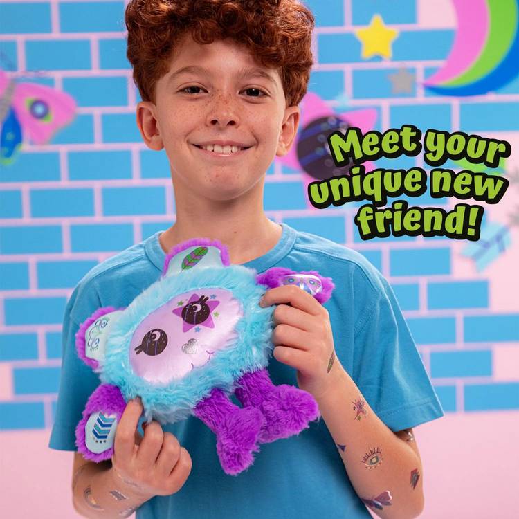 Tattoo Meez Blue Plushie Pal toy (British brand)