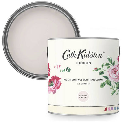 Argos Cath Kidston Cotton Canvas Emulsion Paint 2.5L- Buy online at McGrocer