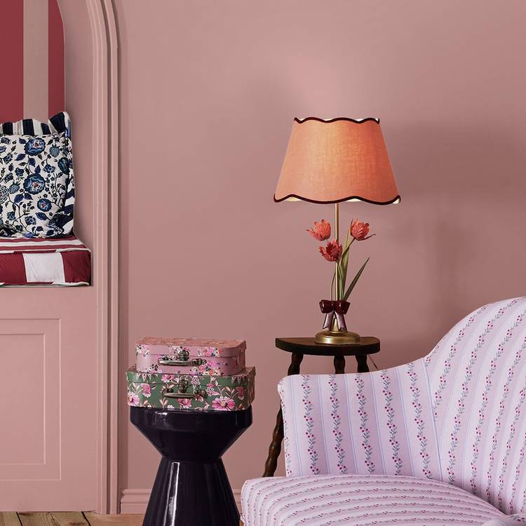 Cath Kidston multi-surface matt paint Lady Moon pink 2.5L, imported from the UK